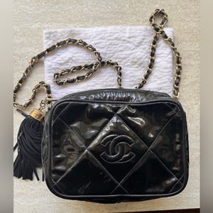 Chanel Vintage Patent Leather Crossbody